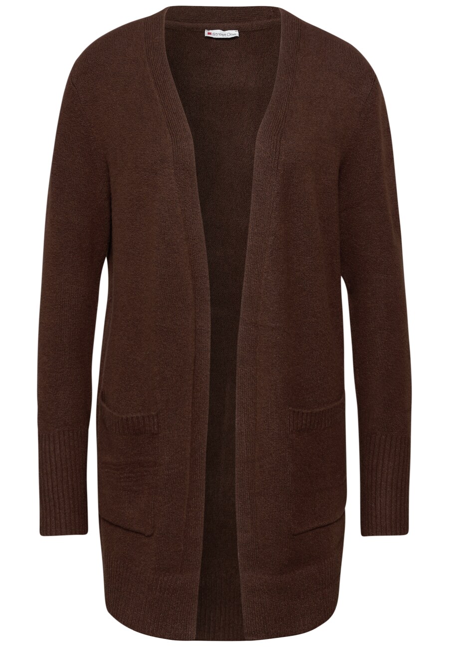 Вязаный кардиган STREET ONE, темно-коричневый
Вязаный кардиган STREET ONE, темно-коричневый