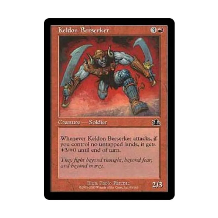 CCG Келдон Берсеркер (К) (Рольга), MTG - Prophecy
CCG Келдон Берсеркер (К) (Рольга), MTG - Prophecy