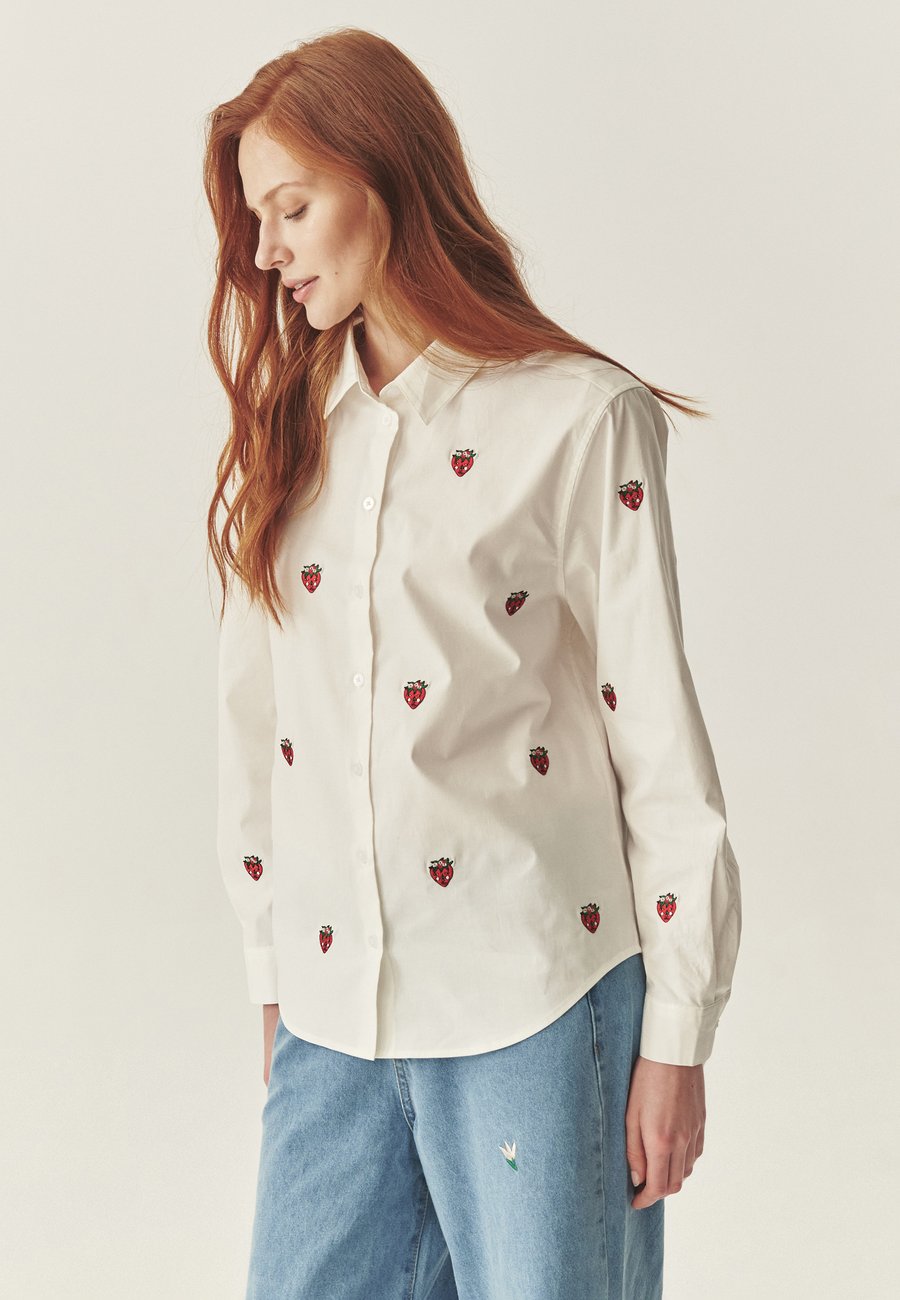 Блуза TATUUM Button-down blouse, Off White/Off-White
Блуза TATUUM Button-down blouse, Off White/Off-White