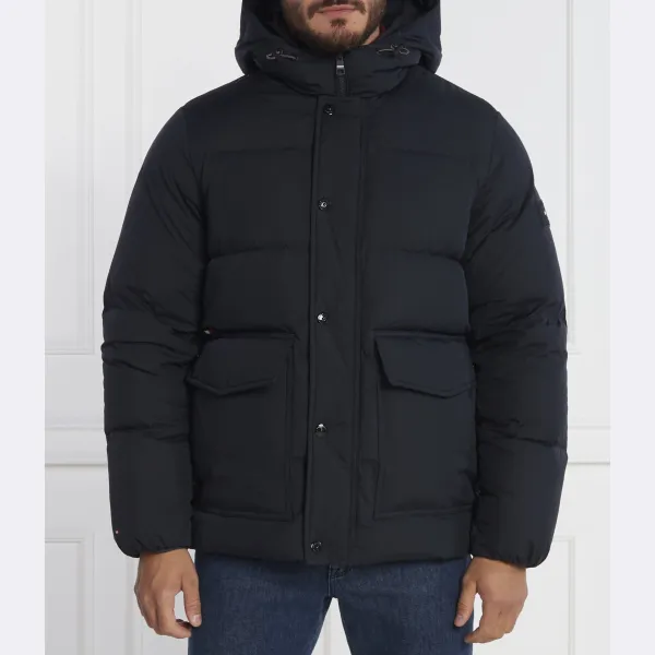 Пуховик стандартного кроя с капюшоном Tommy Hilfiger, синий
Пуховик стандартного кроя с капюшоном Tommy Hilfiger, синий