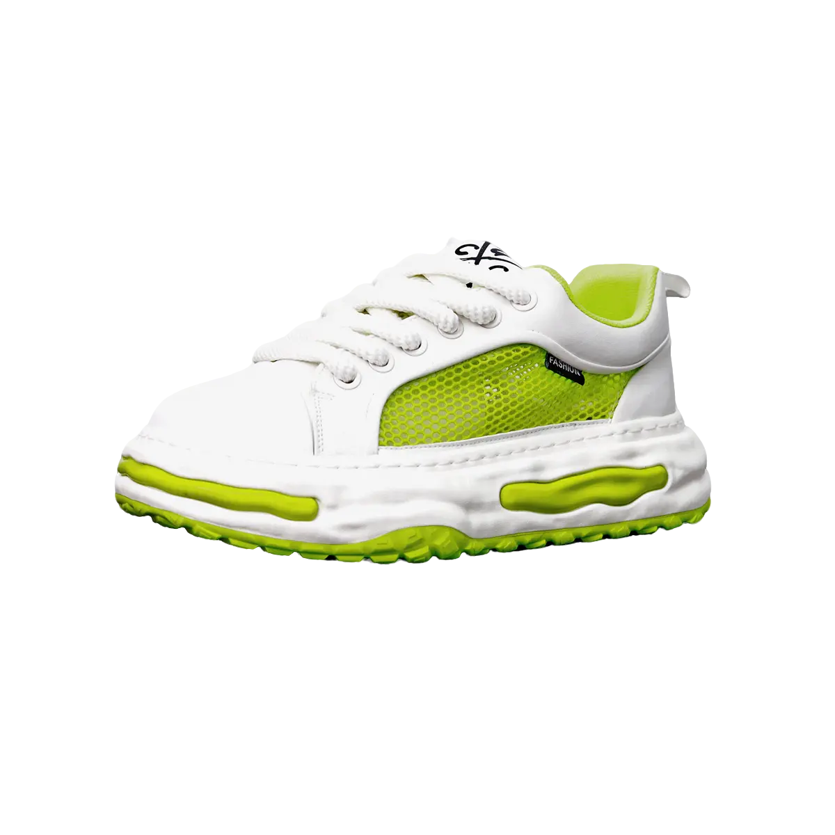 Banas Повседневные мужские кроссовки низкие белые, черные, зеленые - белые неоново-зеленые, цвет White Neon Green
Banas Повседневные мужские кроссовки низкие белые, черные, зеленые - белые неоново-зеленые, цвет White Neon Green