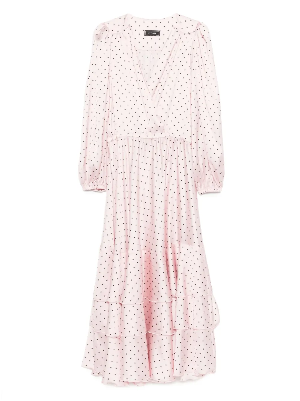 Платье с оборками и узором в горох STYLAND, розовый
Платье с оборками и узором в горох STYLAND, розовый
