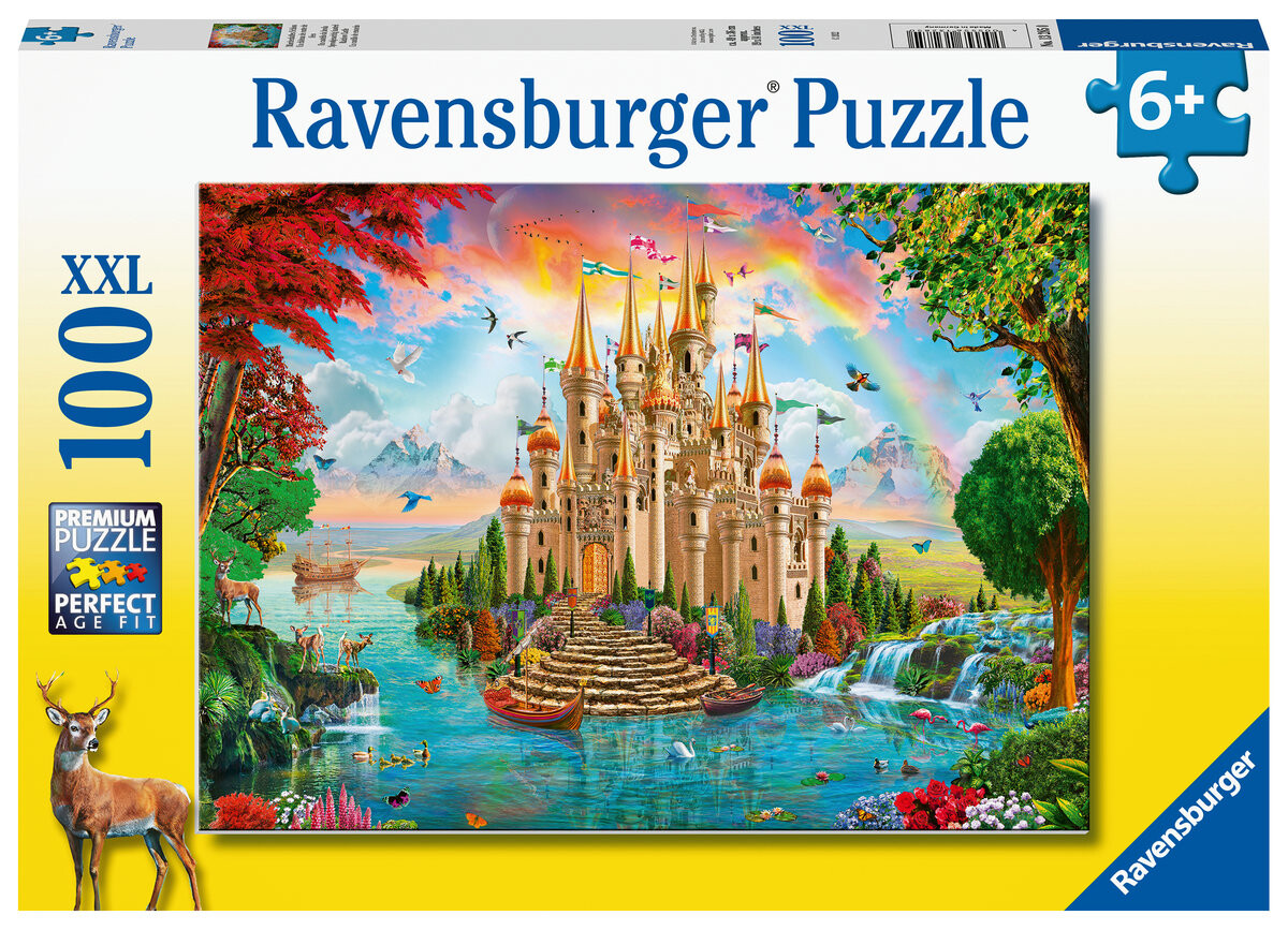 Пазл Ravensburger для детей XXL Rainbow Castle, 100 шт.
Пазл Ravensburger для детей XXL Rainbow Castle, 100 шт.