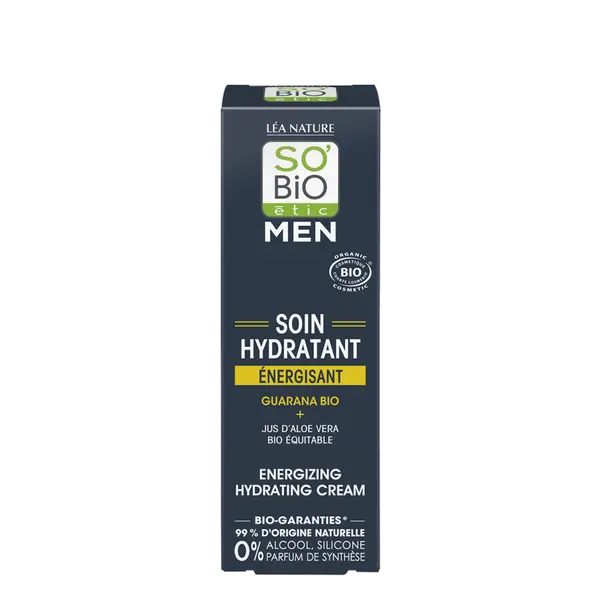 Энергетический увлажняющий крем для лица для мужчин, 50 мл So'Bio Etic Men
Энергетический увлажняющий крем для лица для мужчин, 50 мл So'Bio Etic Men