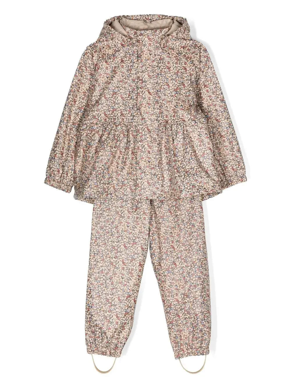 Ромпер с капюшоном и цветочным принтом Konges Sløjd, нейтральный
Ромпер с капюшоном и цветочным принтом Konges Sløjd, нейтральный