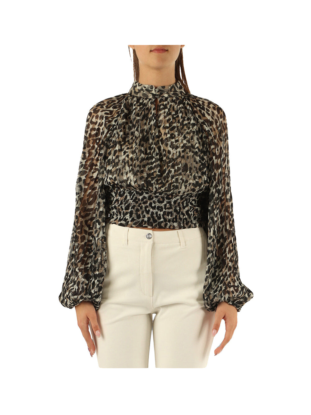 Женская пятнистая рубашка Guess
Женская пятнистая рубашка Guess