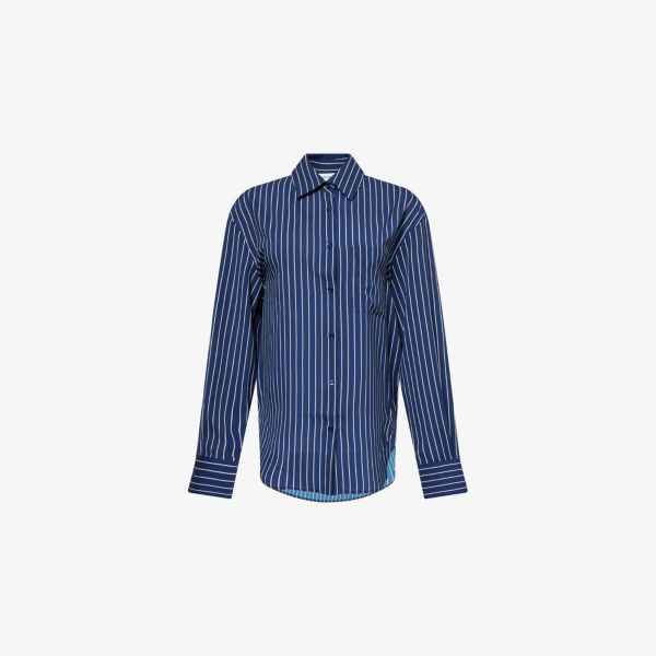 Рубашка The Frankie Shop Lui в полоску из ткани, мультиколор
Рубашка The Frankie Shop Lui в полоску из ткани, мультиколор