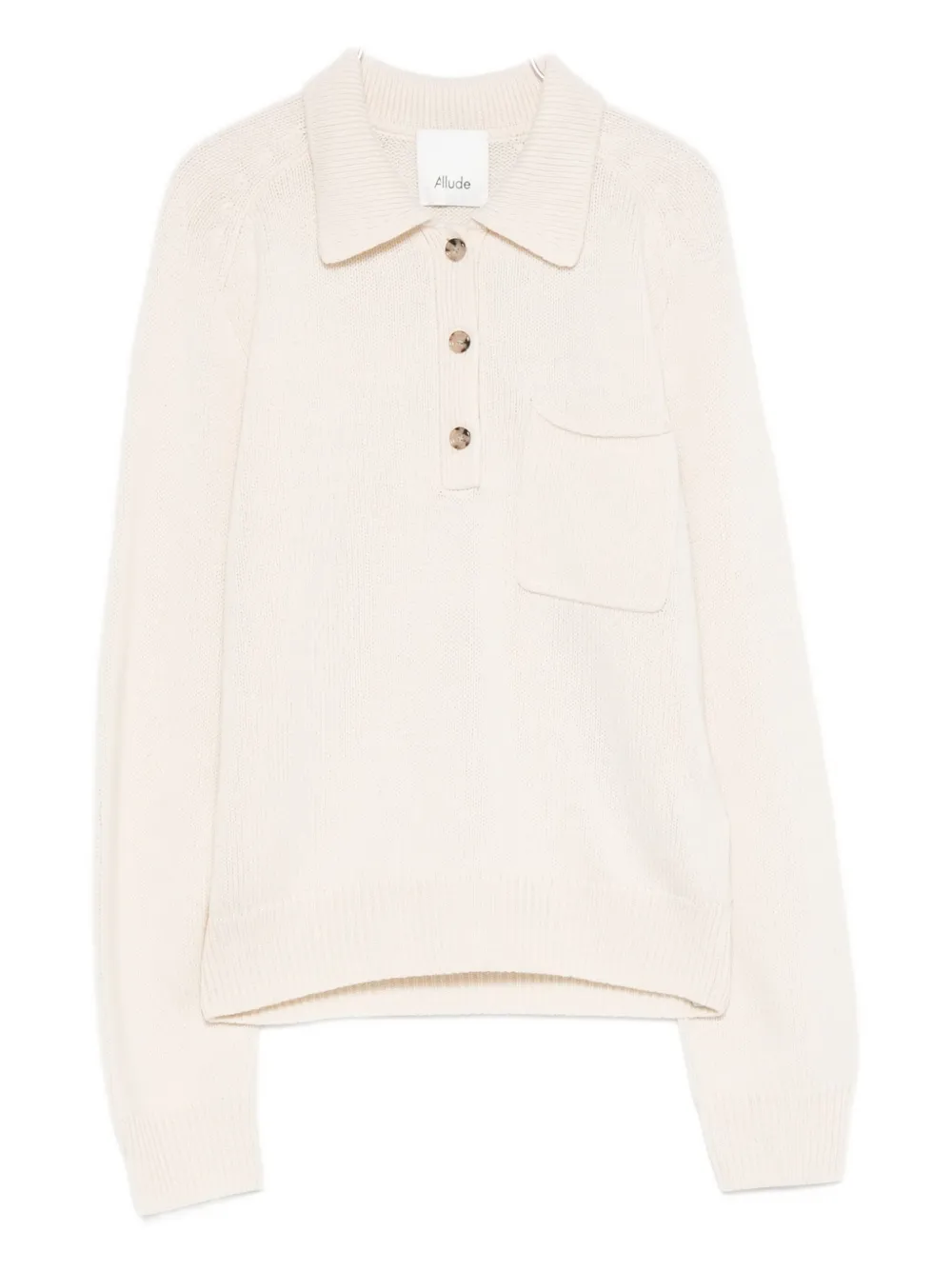 Трикотажный топ ALLUDE, нейтральный
Трикотажный топ ALLUDE, нейтральный