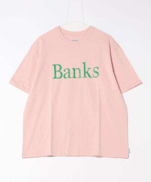 BANKS Футболка с коротким рукавом, принтом логотипа, Banns Journal, дымчато-розовый
BANKS Футболка с коротким рукавом, принтом логотипа, Banns Journal, дымчато-розовый