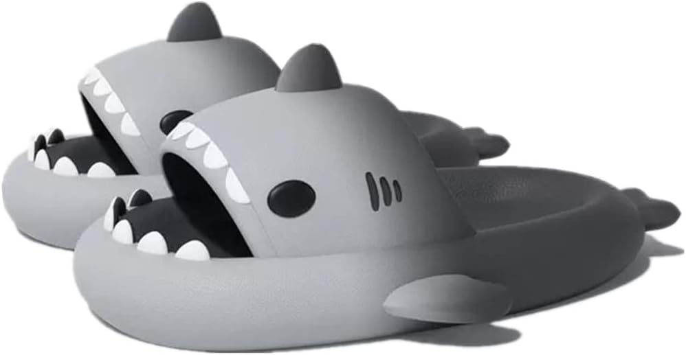 Милые тапочки с градиентным рисунком в виде акулы, пляжная обувь с мягкой подошвой 4 см, летние тапочки-акулы для женщин и мужчин, из ЭВА, нескользящие, для ванной комнаты, для дома и улицы Kaitesi, черный/серый
Милые тапочки с градиентным рисунком в виде акулы, пляжная обувь с мягкой подошвой 4 см, летние тапочки-акулы для женщин и мужчин, из ЭВА, нескользящие, для ванной комнаты, для дома и улицы Kaitesi, черный/серый