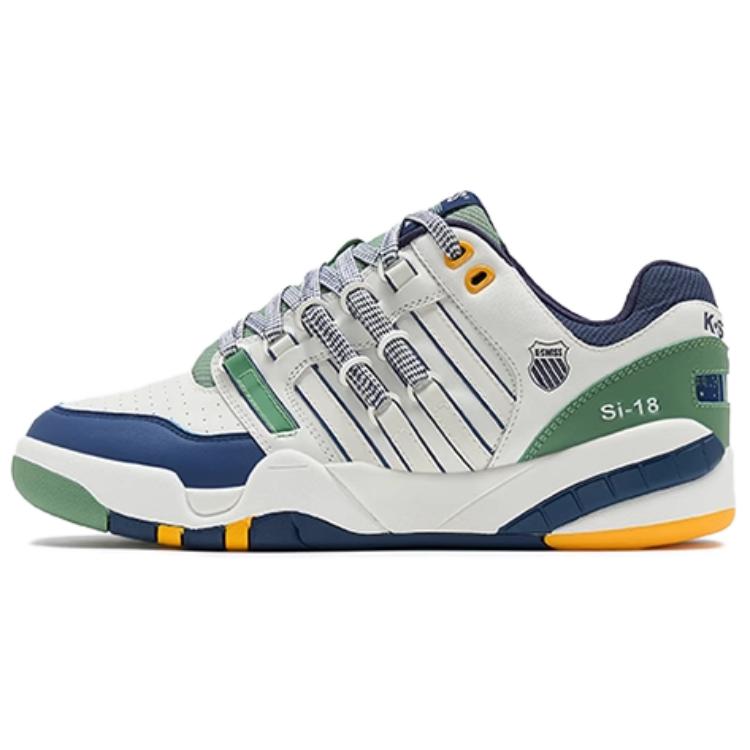 Kswiss si 18 нескользящие износостойкие низкие кроссовки для скейтбординга мужские K·SWISS, белый/синий
Kswiss si 18 нескользящие износостойкие низкие кроссовки для скейтбординга мужские K·SWISS, белый/синий