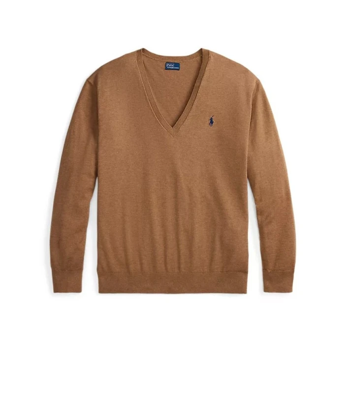 Вязаный свитер Vesta с V-образным вырезом Polo Ralph Lauren, бежевый
Вязаный свитер Vesta с V-образным вырезом Polo Ralph Lauren, бежевый