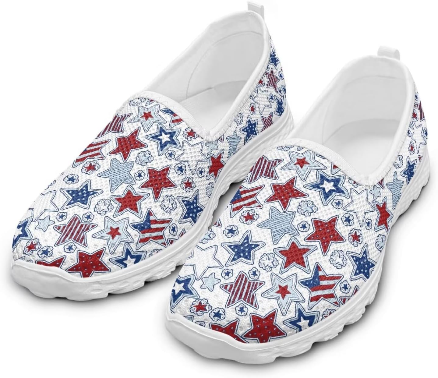 Кроссовки Jeiento с американским флагом для женщин и мужчин, кеды для Дня независимости, сетчатые спортивные кроссовки, низкие плоские кроссовки для путешествий, American Flag Stars
Кроссовки Jeiento с американским флагом для женщин и мужчин, кеды для Дня независимости, сетчатые спортивные кроссовки, низкие плоские кроссовки для путешествий, American Flag Stars