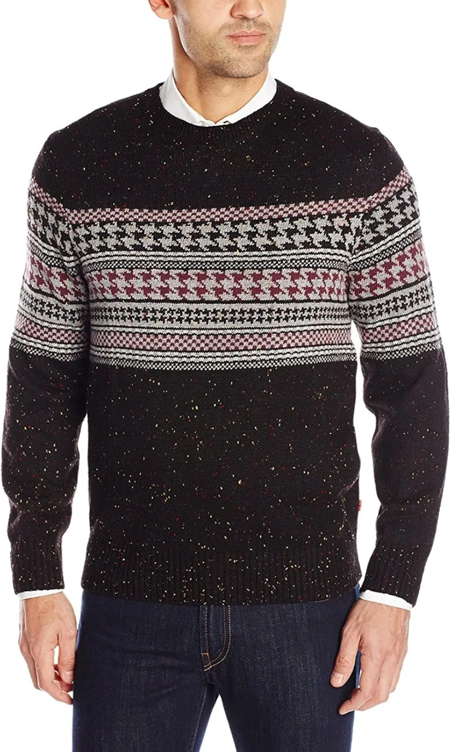 IZOD мужской свитер Fairisle 7 Gauge
IZOD мужской свитер Fairisle 7 Gauge