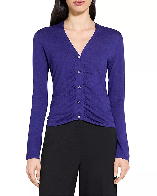 Кардиган со сборками Theory, синий
Кардиган со сборками Theory, синий