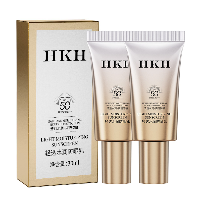 Лёгкий и освежающий увлажняющий солнцезащитный лосьон waterproof and sweatproof защита от ультрафиолета SPF50 PA+++ HKH, 【High Sunscreen】светло-and Transparent Moisturizing Sunscreen Lotion 30ml*2 boxes
Лёгкий и освежающий увлажняющий солнцезащитный лосьон waterproof and sweatproof защита от ультрафиолета SPF50 PA+++ HKH, 【High Sunscreen】светло-and Transparent Moisturizing Sunscreen Lotion 30ml*2 boxes