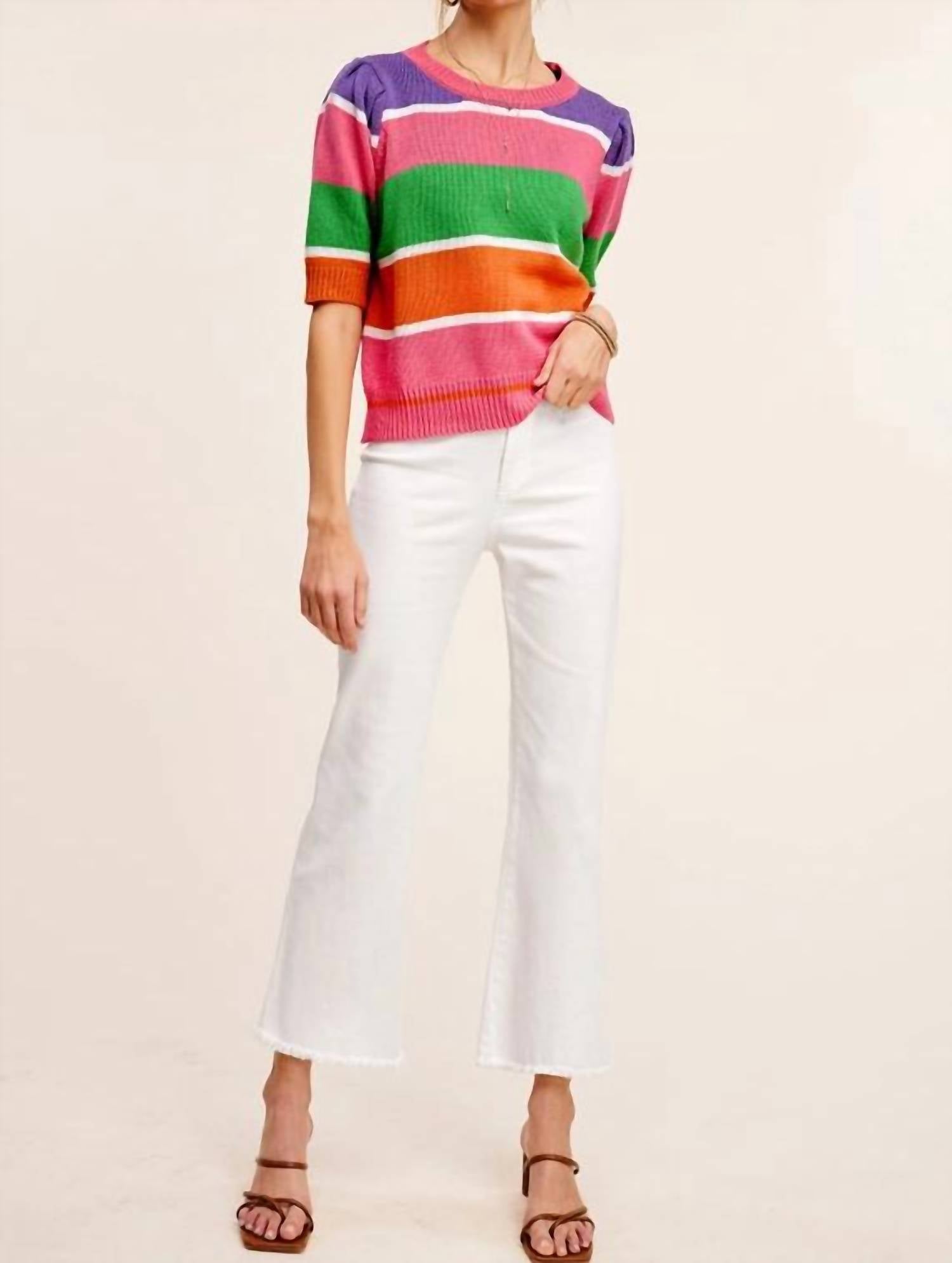 Белые рваные джинсы с растягивающимся денимом LA MIEL
Белые рваные джинсы с растягивающимся денимом LA MIEL