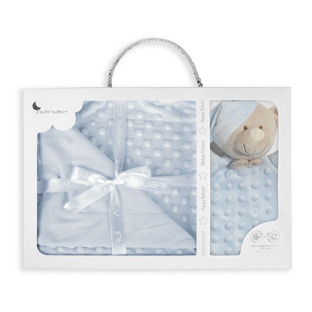 Interbaby - Одеяло Bubble 80X110 CMS. + Доу Доу 28X17 CMS. - Мод Осито - Синий., светло-синий
Interbaby - Одеяло Bubble 80X110 CMS. + Доу Доу 28X17 CMS. - Мод Осито - Синий., светло-синий