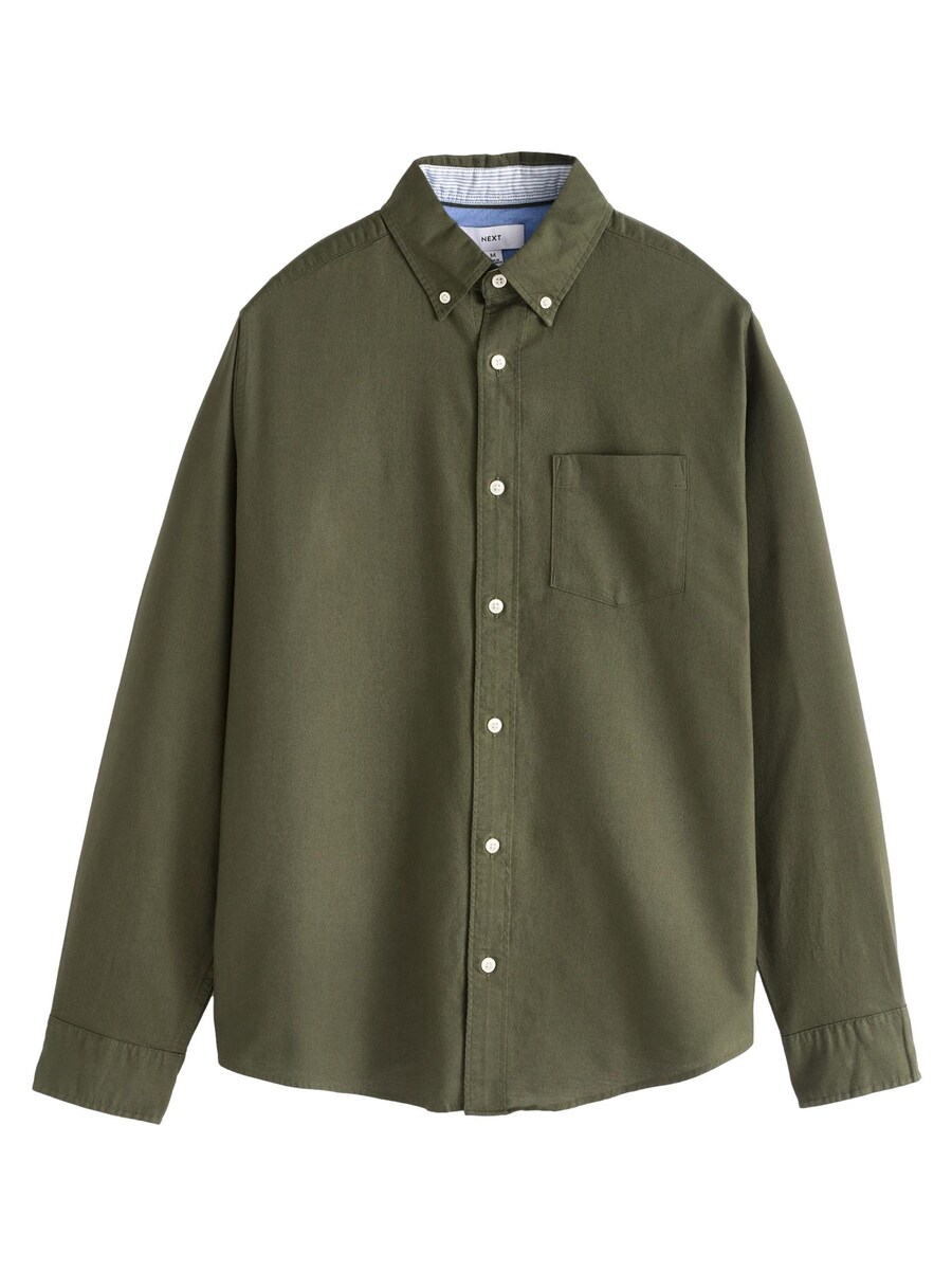 Рубашка обычного кроя на пуговицах Next, темно-зеленый
Рубашка обычного кроя на пуговицах Next, темно-зеленый