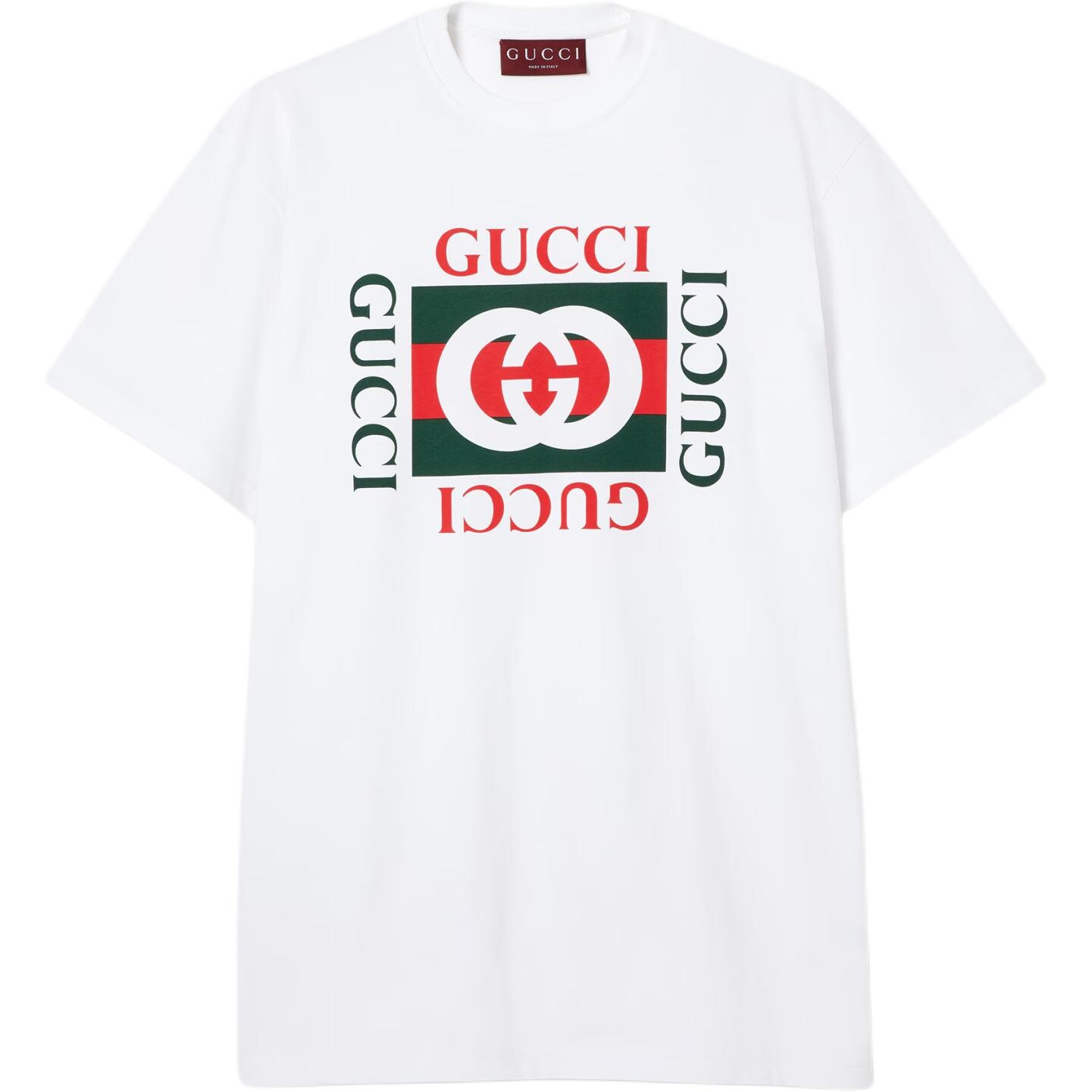 Футболка женская Gucci, белый / зеленый / красный
Футболка женская Gucci, белый / зеленый / красный