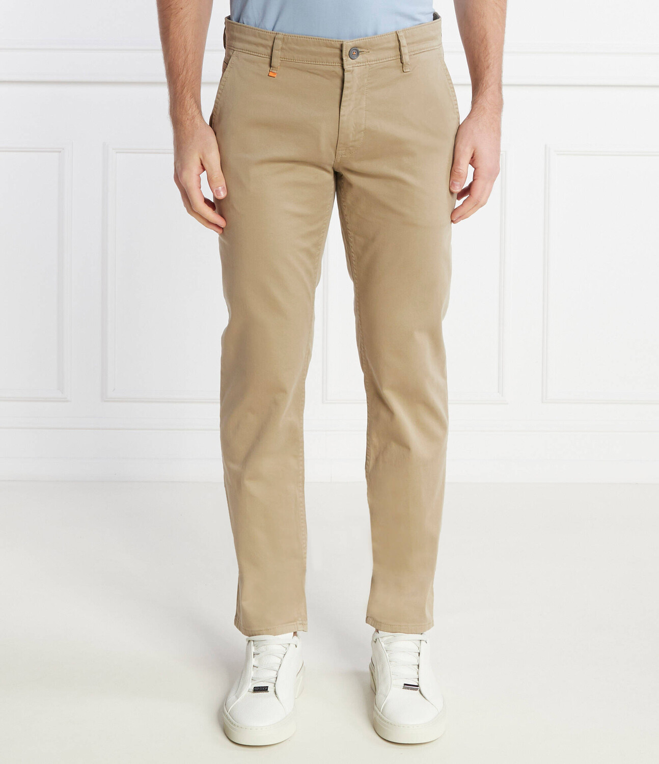 Брюки BOSS ORANGE chino schino slim fit, песочный
Брюки BOSS ORANGE chino schino slim fit, песочный