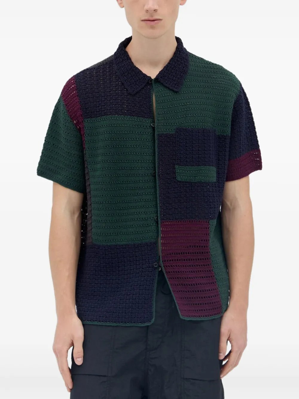 Блочная рубашка This Is Never That, синий
Блочная рубашка This Is Never That, синий