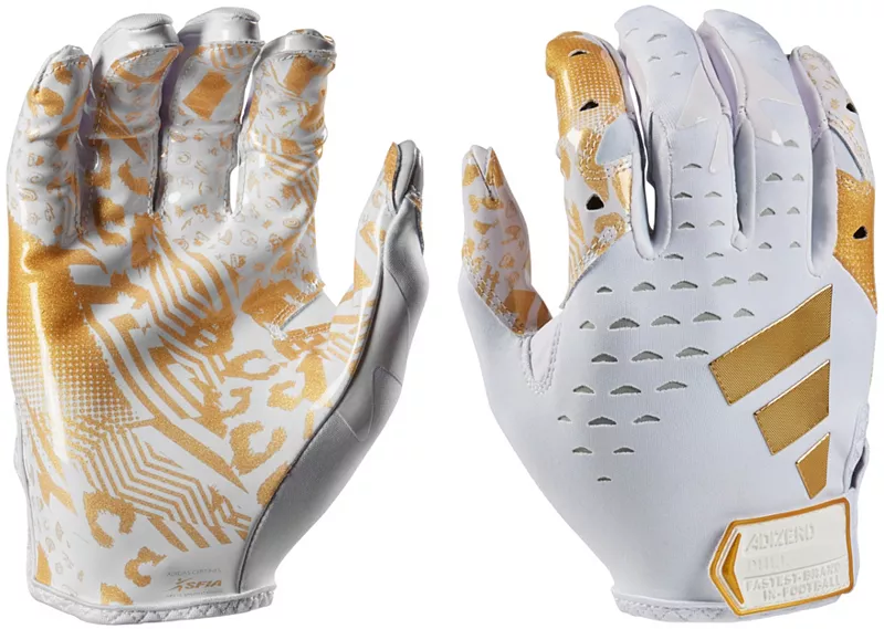 Футбольные перчатки Adidas для взрослые Adizero 13 Moments DSG, цвет White/Metallic Gold
Футбольные перчатки Adidas для взрослые Adizero 13 Moments DSG, цвет White/Metallic Gold