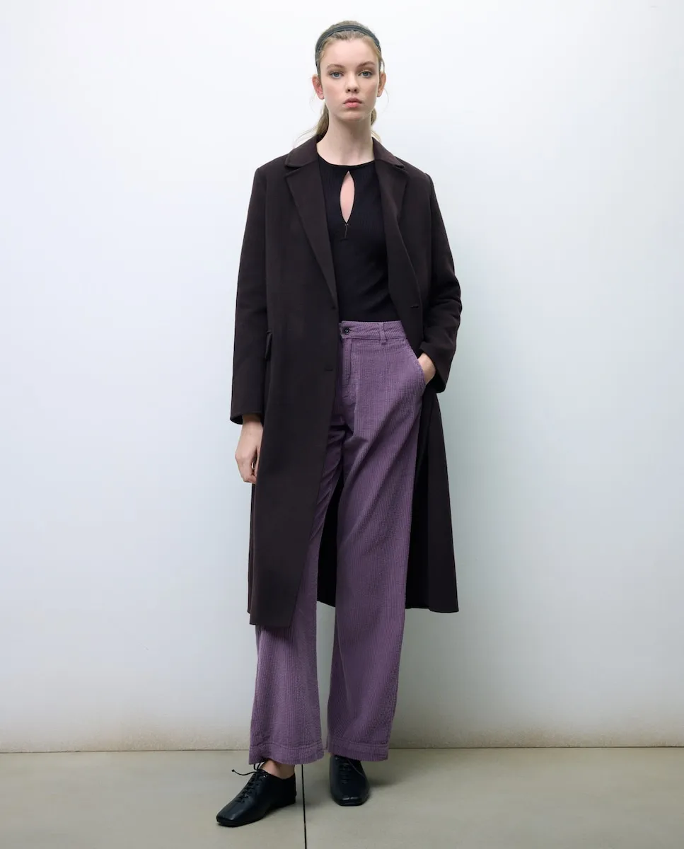 Женские вельветовые брюки широкого кроя Tintoretto, фиолетовый
Женские вельветовые брюки широкого кроя Tintoretto, фиолетовый