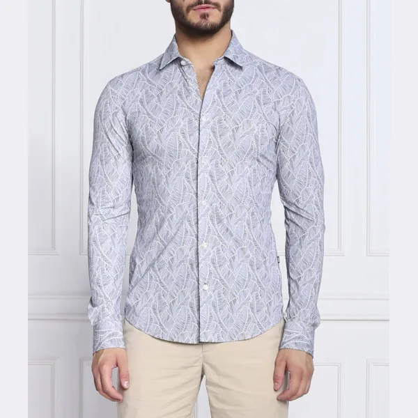 Ronni_F рубашка приталенного кроя Boss, синий
Ronni_F рубашка приталенного кроя Boss, синий