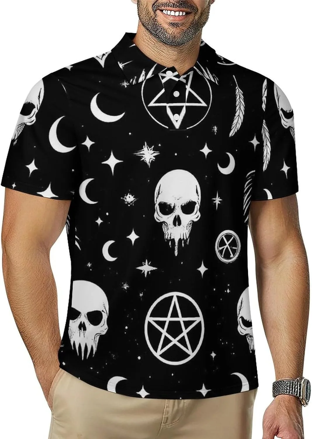 Мужская футболка-поло Casual Button с влагоотводящим эффектом Meaudiwes
Мужская футболка-поло Casual Button с влагоотводящим эффектом Meaudiwes