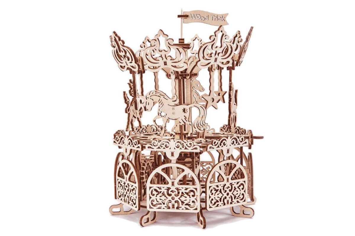 WoodTrick, головоломка для сборки красивых моделей Карусель Wood Trick
WoodTrick, головоломка для сборки красивых моделей Карусель Wood Trick