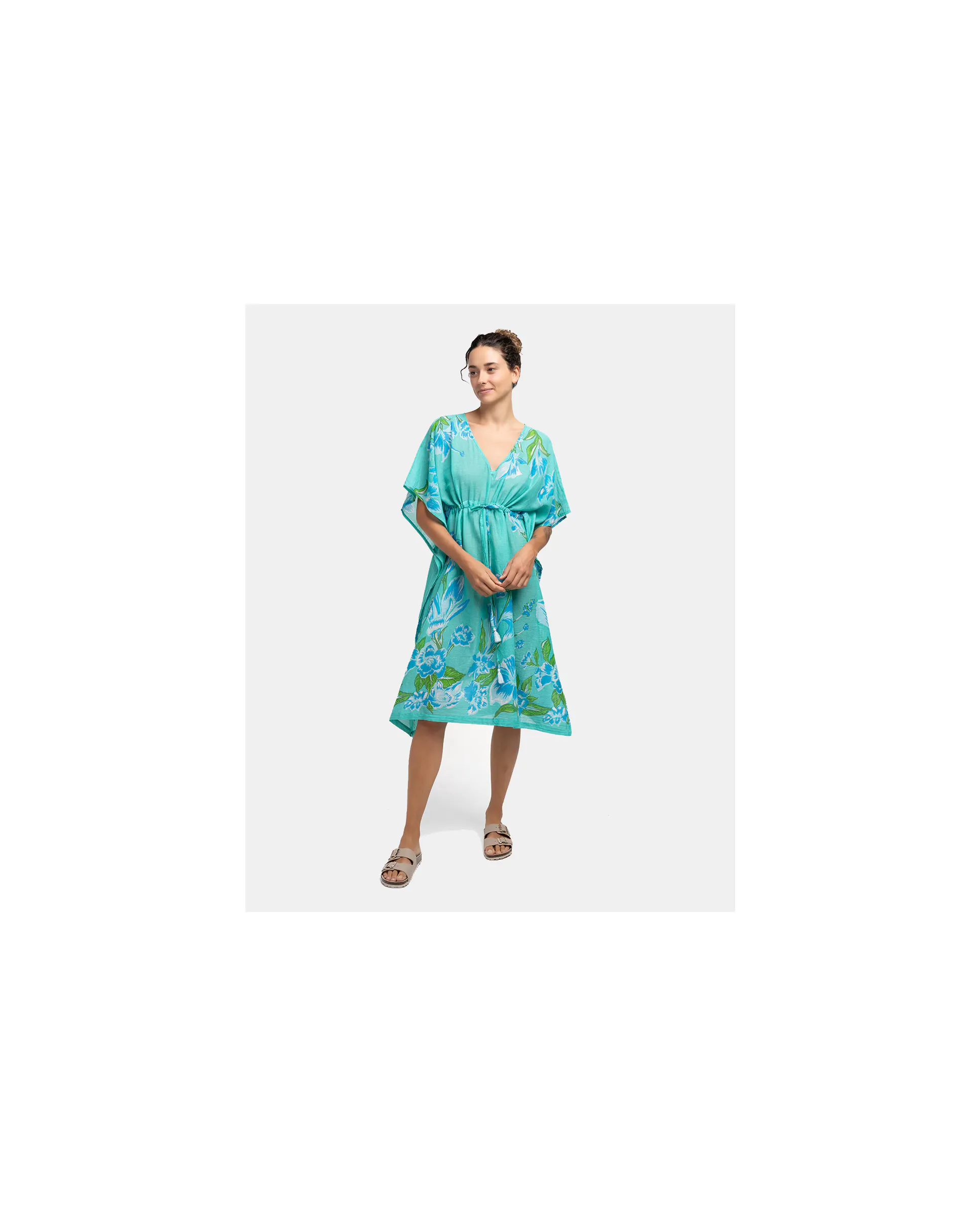 Хлопковый кафтан Oceans Diary с цветочным принтом Abbacino, бирюзовый
Хлопковый кафтан Oceans Diary с цветочным принтом Abbacino, бирюзовый