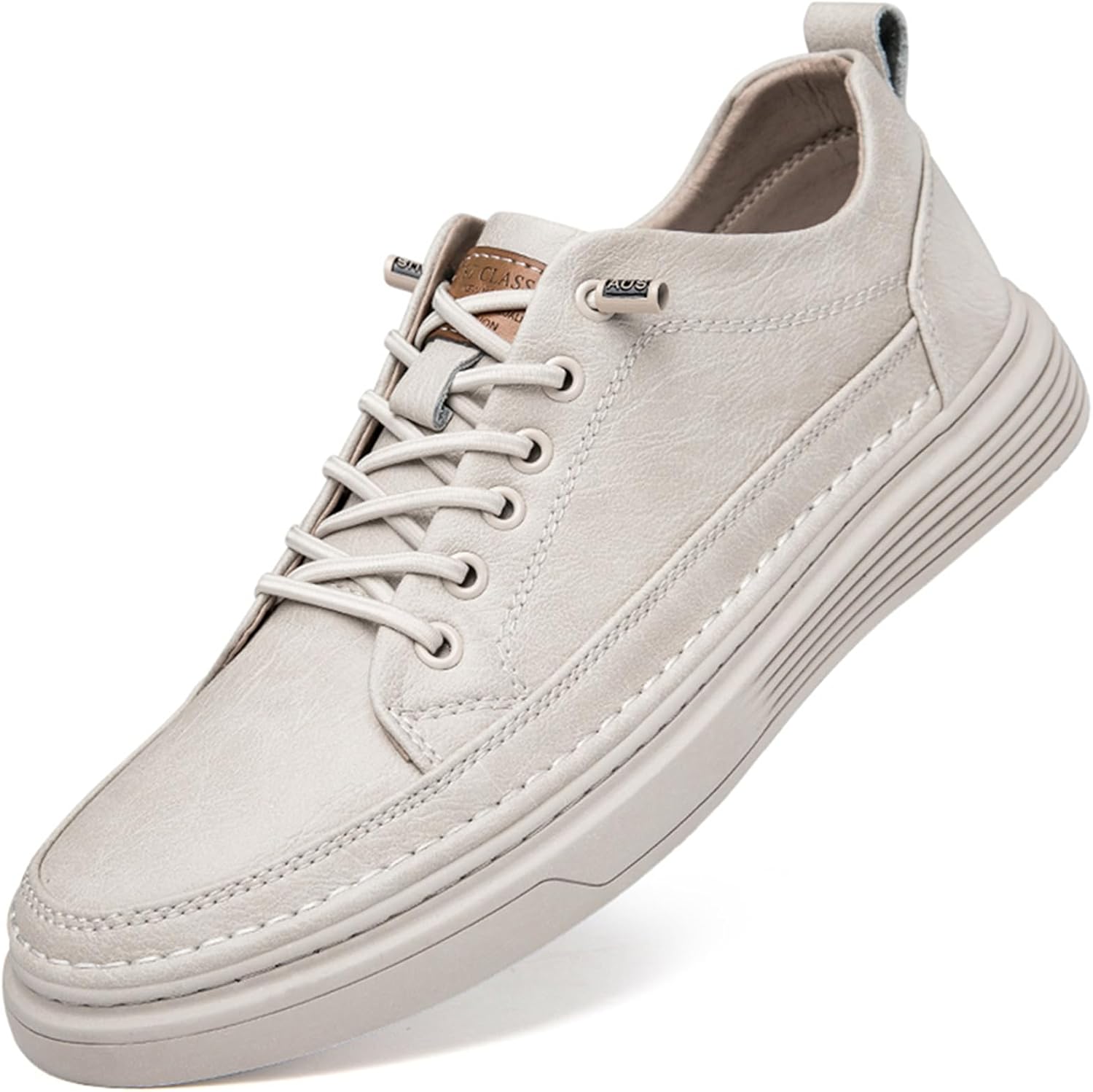 Мужские повседневные обувь, модные кожаные низкие кеды, дышащие удобные прогулочные туфли для мужчин Abborora, бежевый
Мужские повседневные обувь, модные кожаные низкие кеды, дышащие удобные прогулочные туфли для мужчин Abborora, бежевый