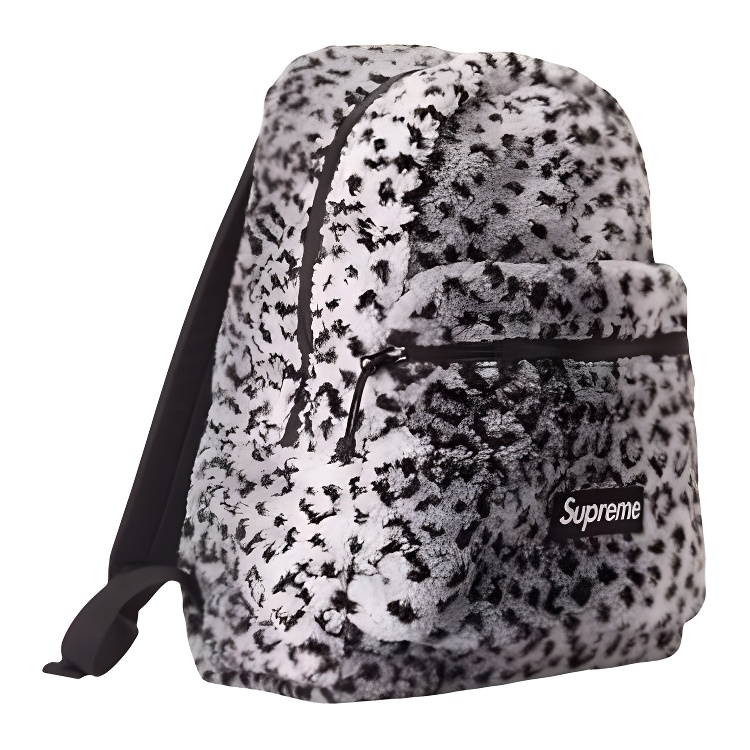 Supreme Плюшевый рюкзак унисекс черно-белый, Black & White
Supreme Плюшевый рюкзак унисекс черно-белый, Black & White