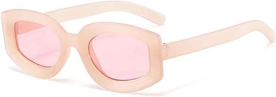 SO&EI Модные квадратные солнцезащитные очки Jelly Color для женщин, защита от УФ-излучения UV400, ретро-стиль, панк-стиль, синие и розовые солнцезащитные очки для мужчин SKFGNX, Pink Pink
SO&EI Модные квадратные солнцезащитные очки Jelly Color для женщин, защита от УФ-излучения UV400, ретро-стиль, панк-стиль, синие и розовые солнцезащитные очки для мужчин SKFGNX, Pink Pink