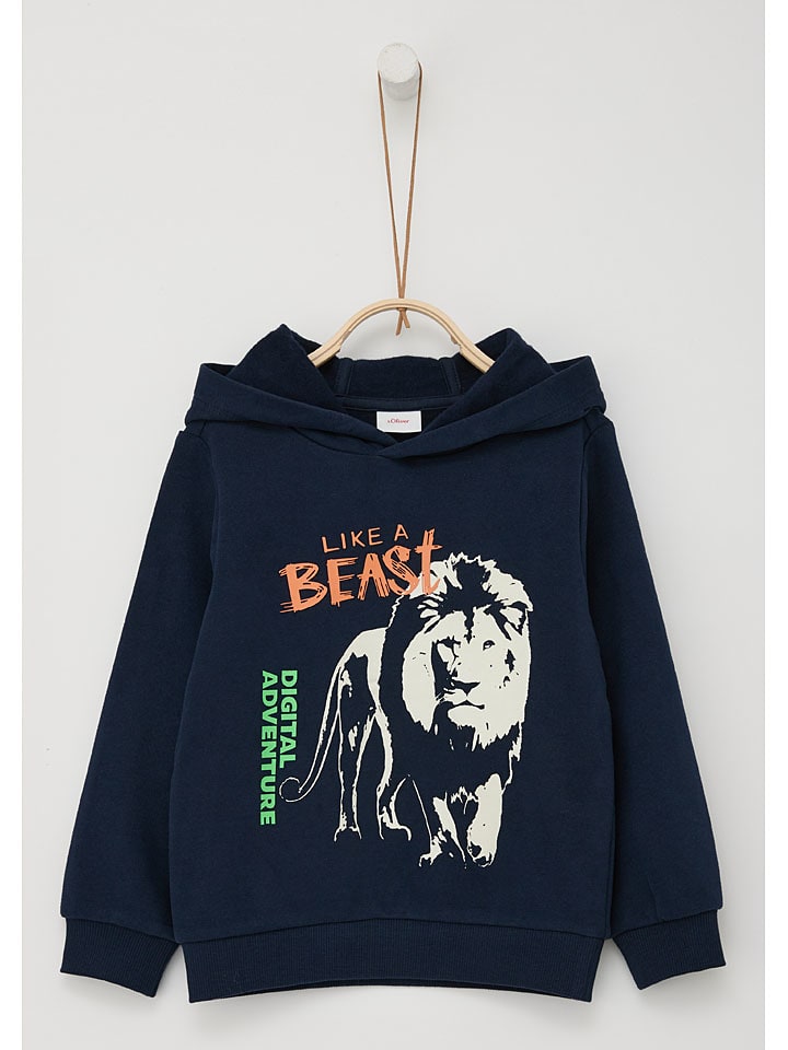 Толстовка с капюшоном s.Oliver, темно-синий
Толстовка с капюшоном s.Oliver, темно-синий