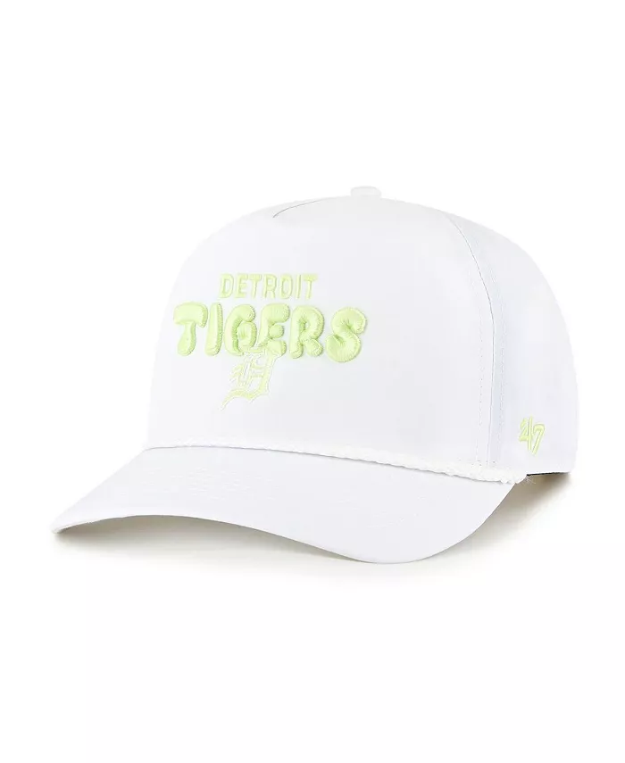 Женская белая регулируемая бейсболка Detroit Tigers Bright Side '47 Brand
Женская белая регулируемая бейсболка Detroit Tigers Bright Side '47 Brand