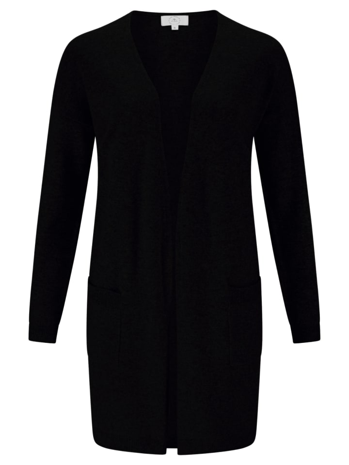 Длинный кардиган черного цвета CASH-MERE.CH
Длинный кардиган черного цвета CASH-MERE.CH