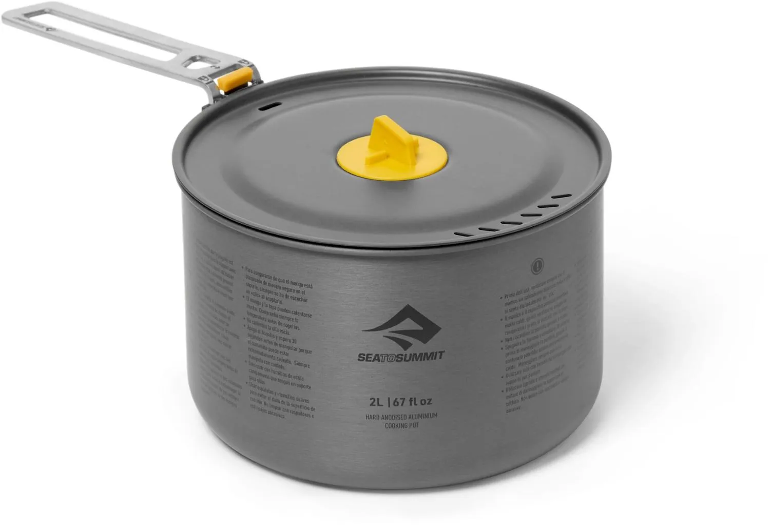 Сверхлёгкий котелок Frontier 2 л Sea to Summit, Hard Anodised Grey
Сверхлёгкий котелок Frontier 2 л Sea to Summit, Hard Anodised Grey