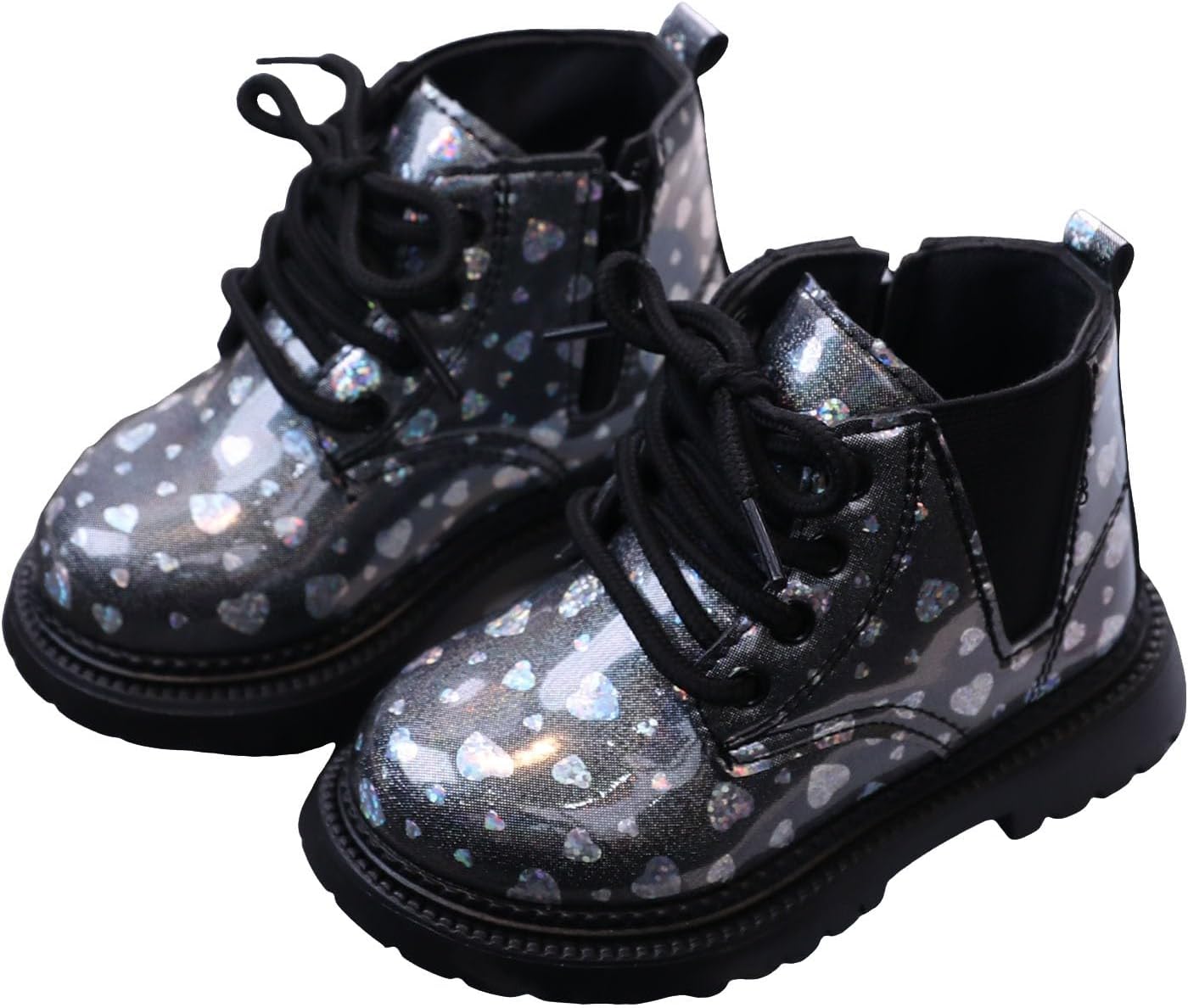 Детские ботинки IWIHMIV для девочек, ботильоны с антипоскользящей подошвой, боковой молнией, низким каблуком и шнуровкой, осенние ботинки для детей, Black
Детские ботинки IWIHMIV для девочек, ботильоны с антипоскользящей подошвой, боковой молнией, низким каблуком и шнуровкой, осенние ботинки для детей, Black