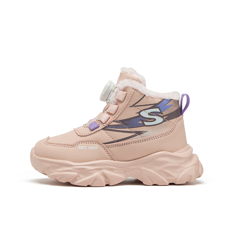 Кроссовки для бега с противоскользящей амортизацией, теплые, с высоким берцем для детей SNOOPY, розовый
Кроссовки для бега с противоскользящей амортизацией, теплые, с высоким берцем для детей SNOOPY, розовый