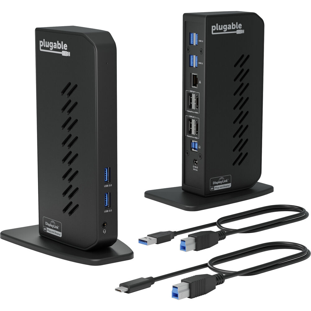 Док-станция Plugable USB 3.1 Gen 1 Dual 4K Docking Station UD-6950Z
Док-станция Plugable USB 3.1 Gen 1 Dual 4K Docking Station UD-6950Z