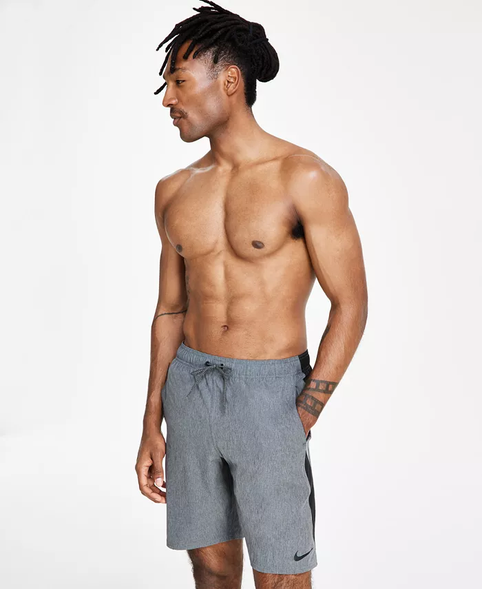 Мужские плавки Contend с водоотталкивающей пропиткой и цветными блоками, длина 9 дюймов Nike, серый
Мужские плавки Contend с водоотталкивающей пропиткой и цветными блоками, длина 9 дюймов Nike, серый