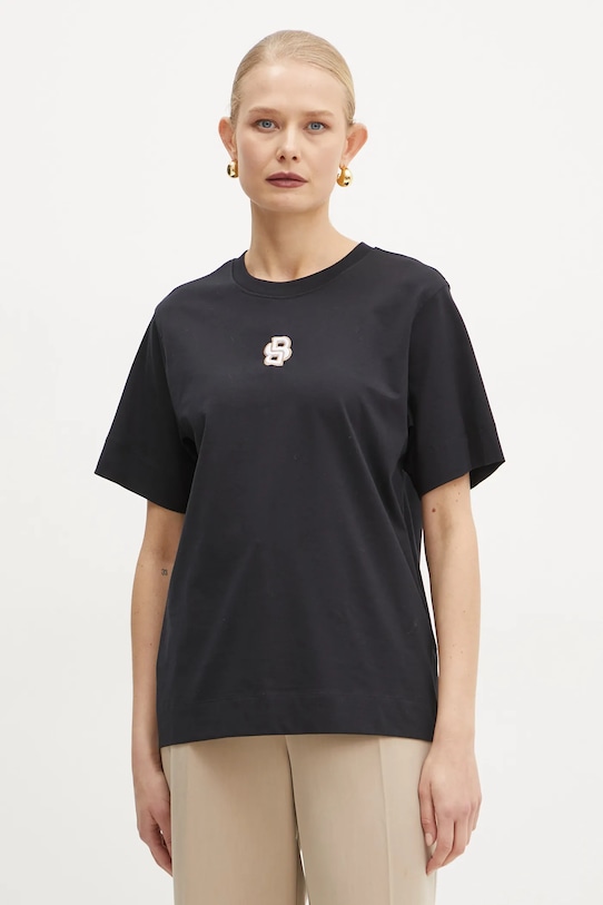 Хлопковая футболка Boss, черный
Хлопковая футболка Boss, черный