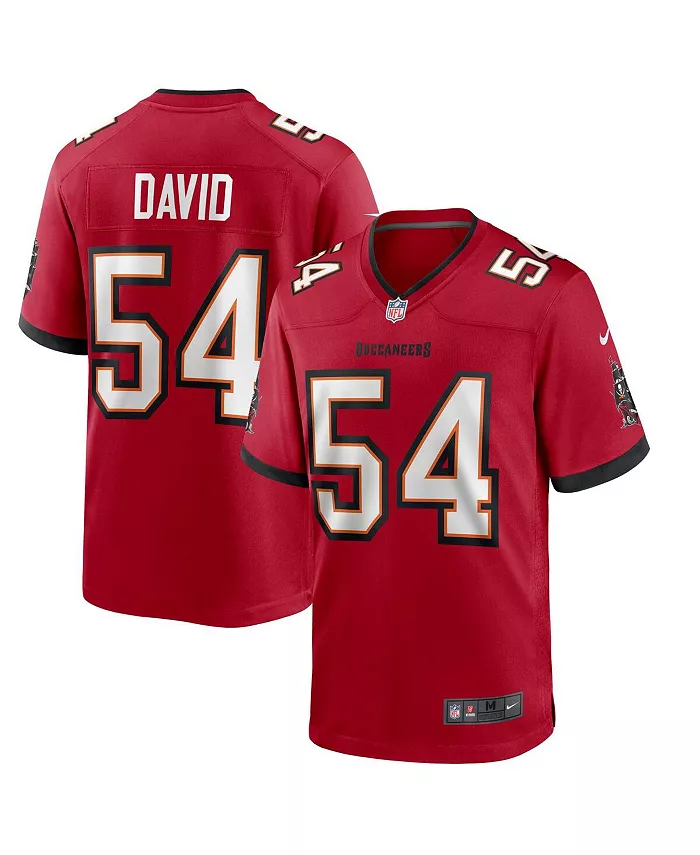 Мужская игровая футболка Lavonte David красная Tampa Bay Buccaneers Nike
Мужская игровая футболка Lavonte David красная Tampa Bay Buccaneers Nike
