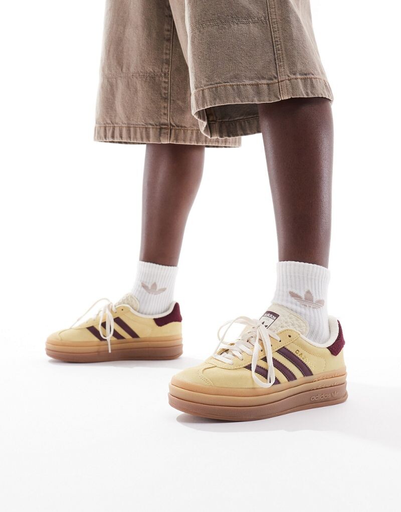 Adidas Originals – Gazelle – спортивная обувь на платформе желто-бордового цвета, Красный, Adidas Originals – Gazelle – спортивная обувь на платформе желто-бордового цвета
Adidas Originals – Gazelle – спортивная обувь на платформе желто-бордового цвета, Красный, Adidas Originals – Gazelle – спортивная обувь на платформе желто-бордового цвета