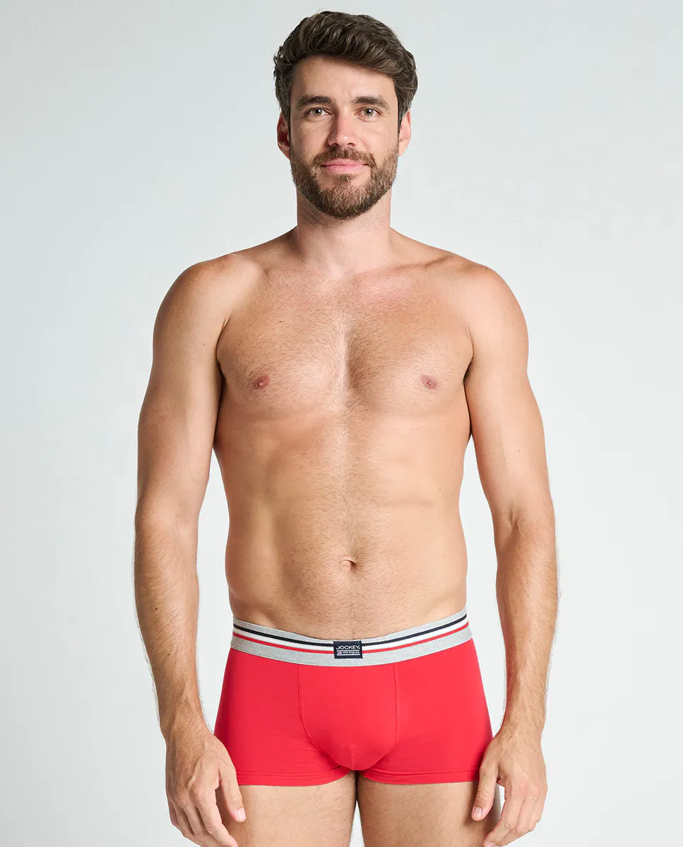 Набор из трех мужских боксеров из эластичной ткани с заниженной талией Jockey, красный
Набор из трех мужских боксеров из эластичной ткани с заниженной талией Jockey, красный