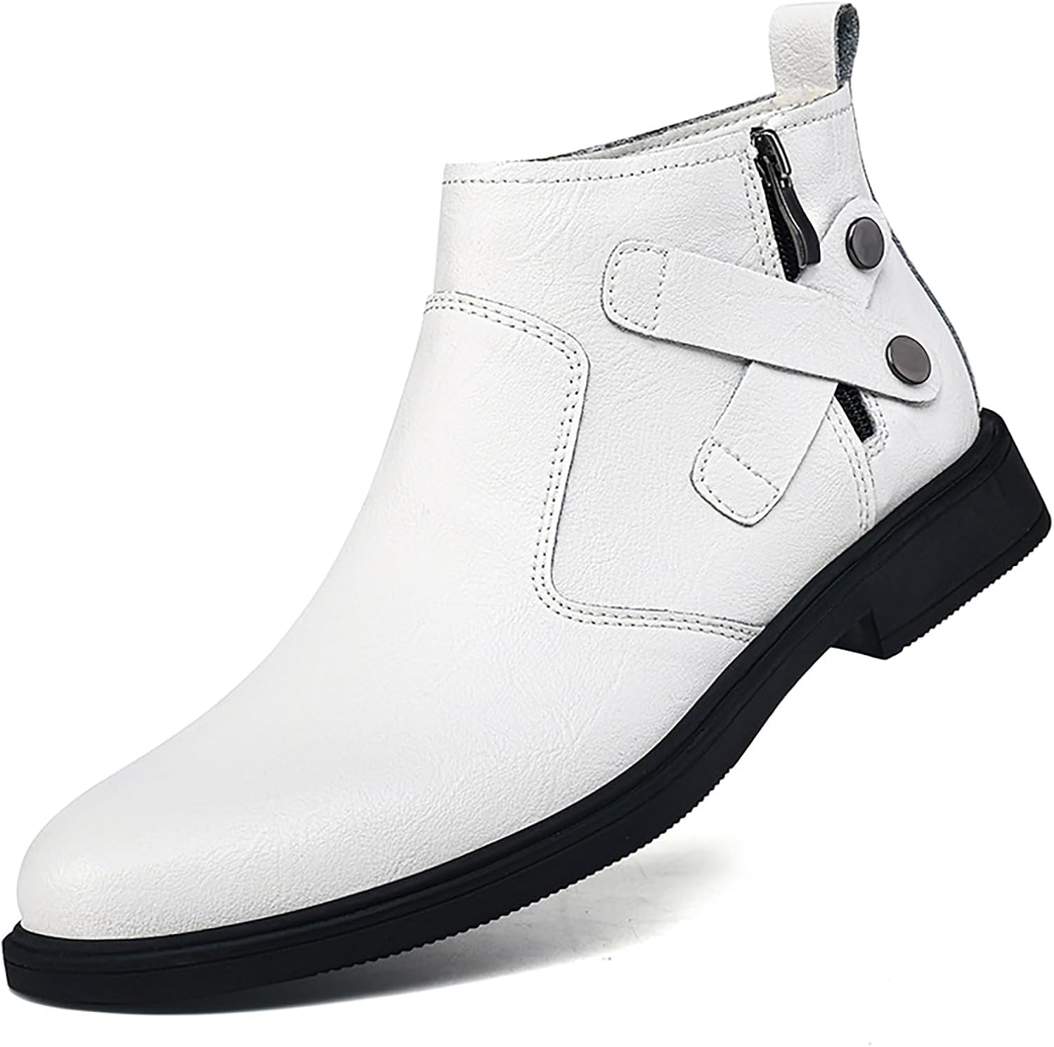 Мужские ботинки-челси из натуральной кожи с ремешком и пряжкой, осенне-зимняя мода, боковая молния, удобная подкладка из меха, деловые оксфорды, повседневные ботинки-чакка Siyake, белый
Мужские ботинки-челси из натуральной кожи с ремешком и пряжкой, осенне-зимняя мода, боковая молния, удобная подкладка из меха, деловые оксфорды, повседневные ботинки-чакка Siyake, белый