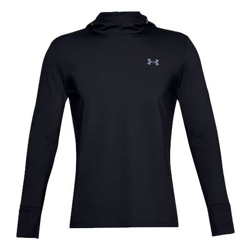 Толстовка qualifier ignight coldgear hoodie 'black' Under Armour, черный 
Толстовка qualifier ignight coldgear hoodie 'black' Under Armour, черный