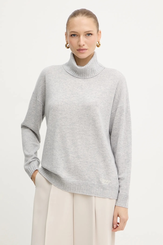 Шерстяной свитер Liu Jo, серый
Шерстяной свитер Liu Jo, серый